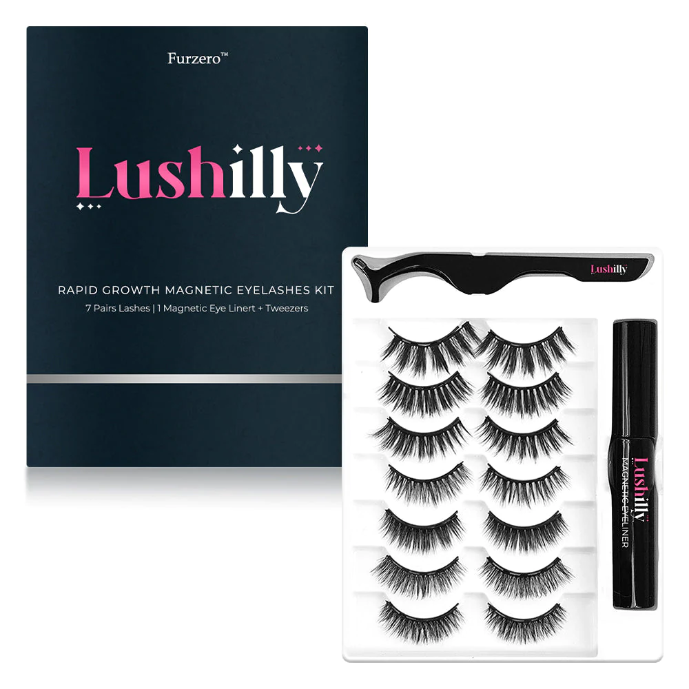 Furzero Lushilly Rapid Growth Magnetic Eyelashes Kit