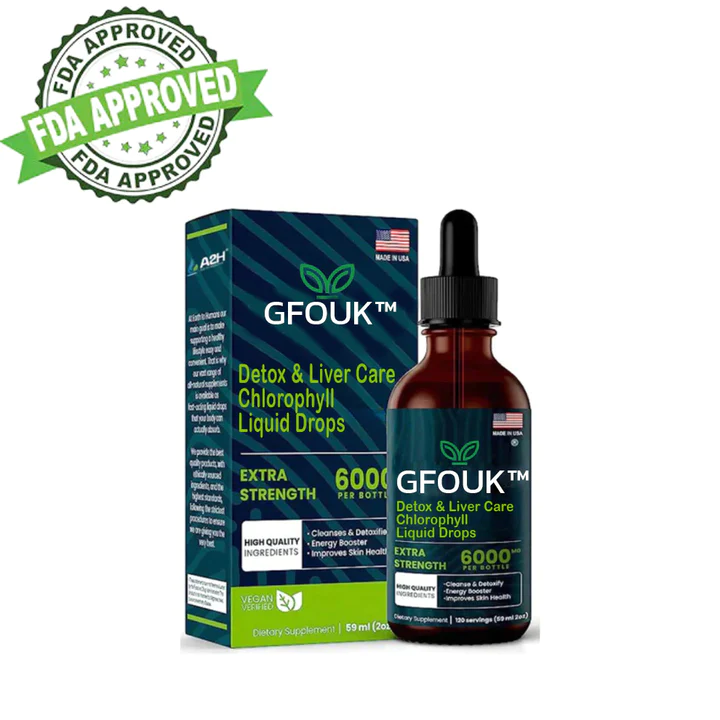 GFOUK Detox & Liver Care Chlorophyll Liquid Drops