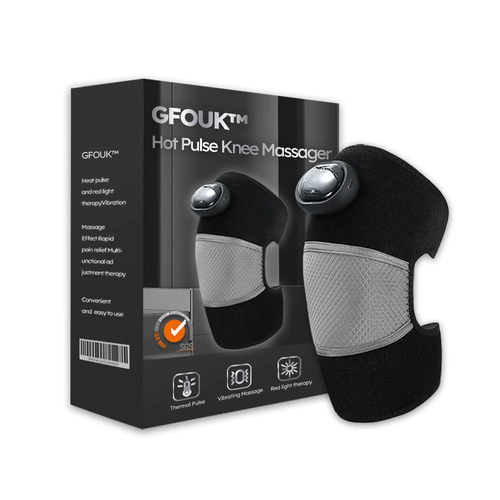 GFOUK Hot Pulse Knee Massager