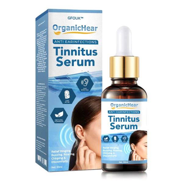 GFOUK OrganicHear Anti EarInfections and Tinnitus Relief Serum