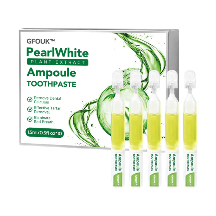 GFOUK PearlWhite Plant Extract Tartar Removal Ampoule Toothpaste