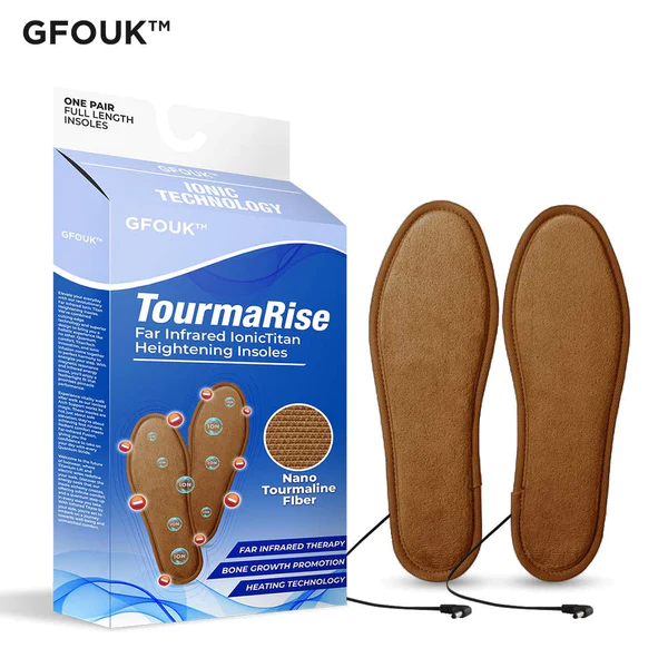 GFOUK TourmaRise Far Infrared IonicTitan Heightening Insoles