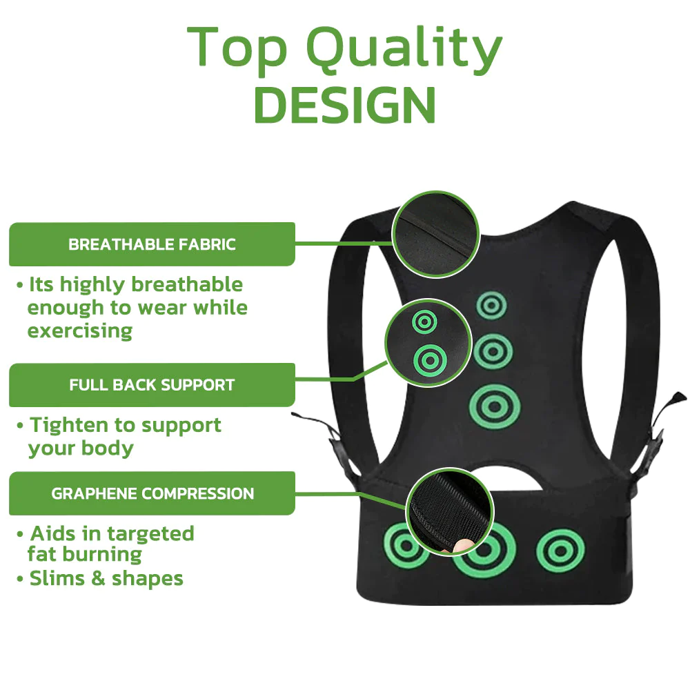 Sugoola UpPosture Neck And Back Support Graphene Corrector