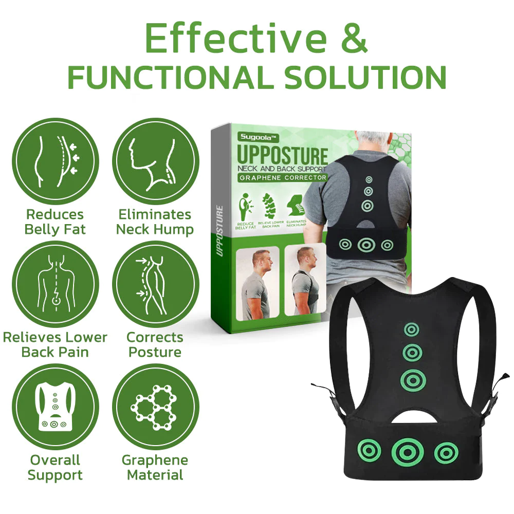 Sugoola UpPosture Neck And Back Support Graphene Corrector