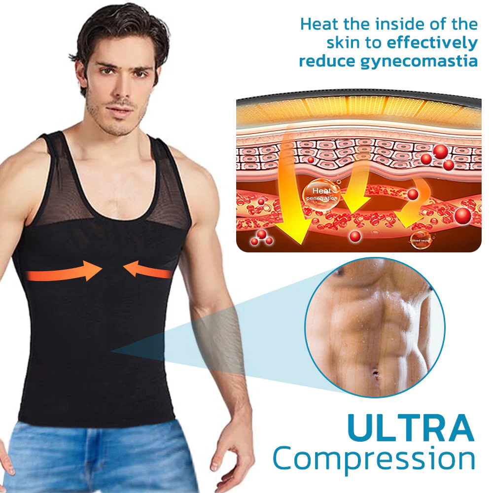 LUCKYSONG GKTY Gynecomastia Compress Tank Top