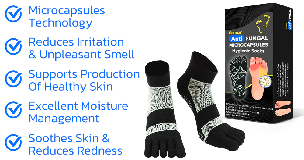 German Antifungal Microcapsules Hygienic Socks