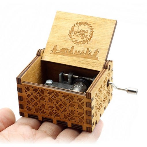 Movie Theme Song Handmade Wooden Music Box