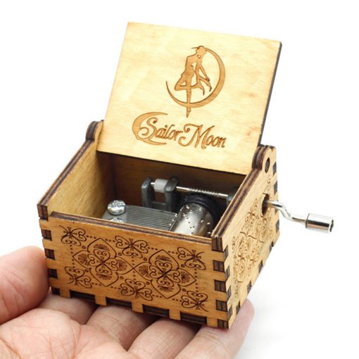 Movie Theme Song Handmade Wooden Music Box