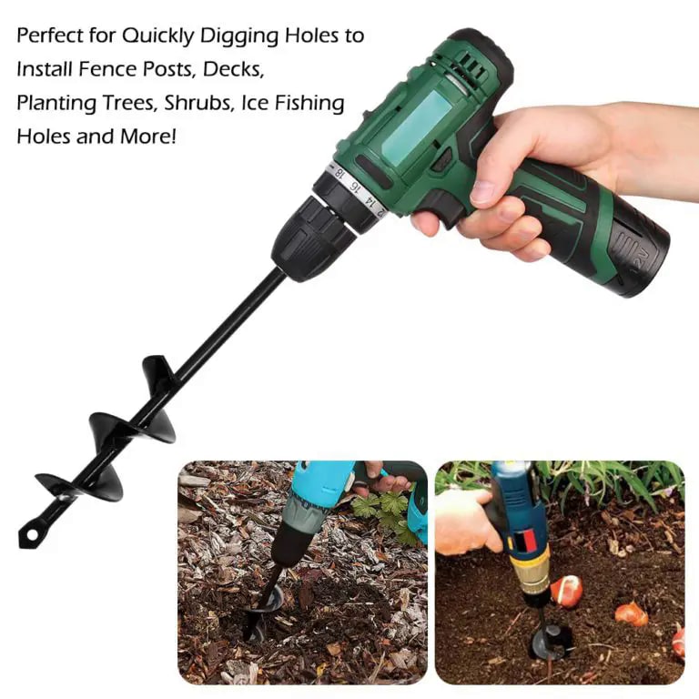 Garden Spiral Hole Drill Planter