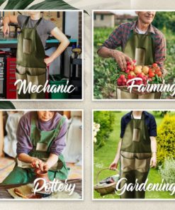 Gardening Multi Pockets Leg Protect Apron