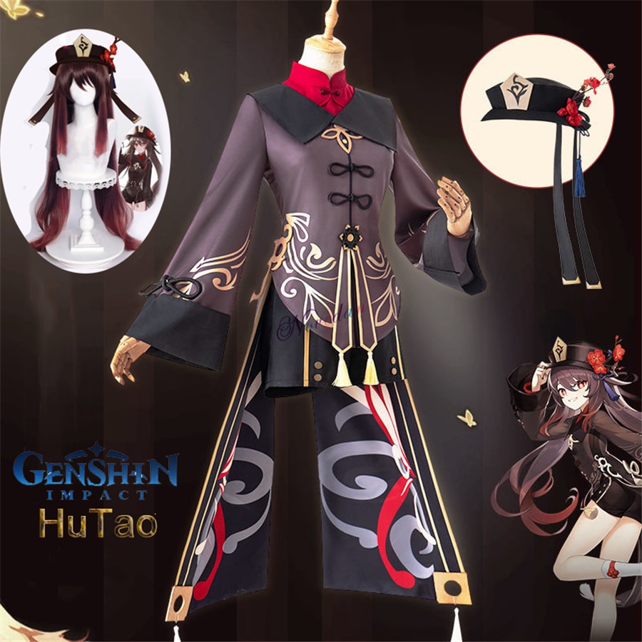 Genshin Impact Hu Tao Halloween Anime Costume