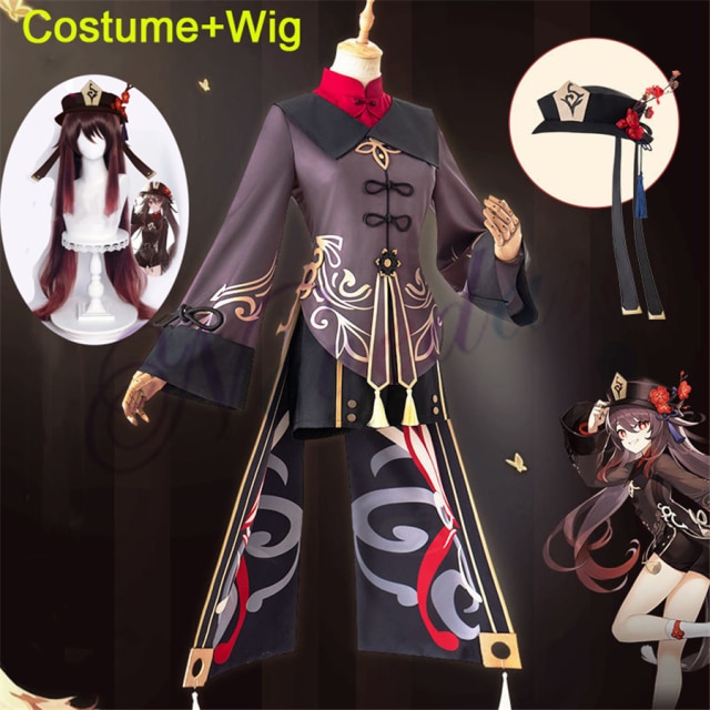 Genshin Impact Hu Tao Halloween Anime Costume