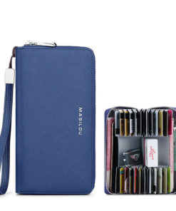 Anti-Credit Card Fraud Multi Compartment Wallet