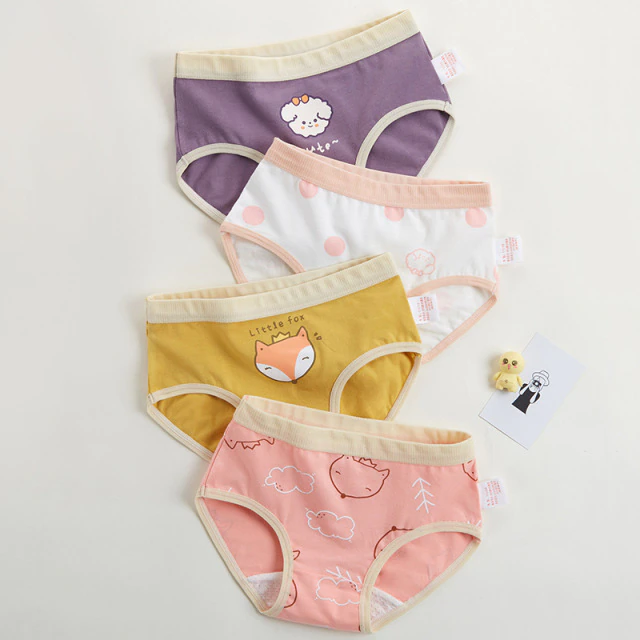 Kids Cotton Anime Girl Panties