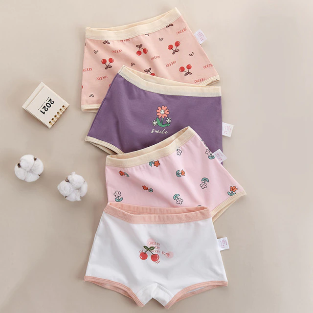 Kids Cotton Anime Girl Panties