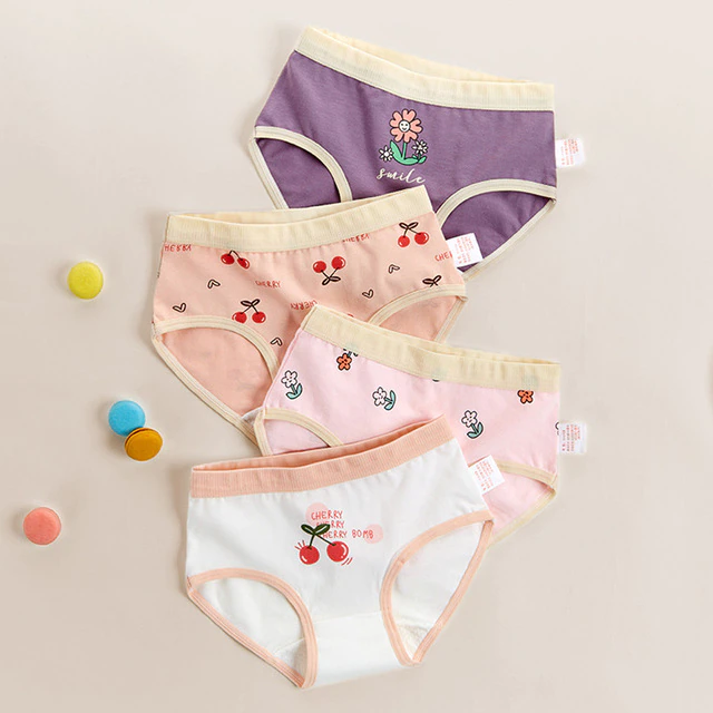 Kids Cotton Anime Girl Panties