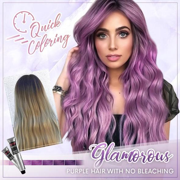 Glam-Up Purple Hair Dye