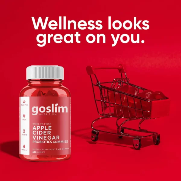 GoSlim Apple Cider Vinegar Slimming Probiotic Gummies