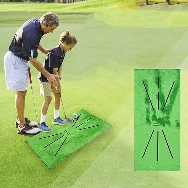 Golf Training Mat For Swing Detection Batting