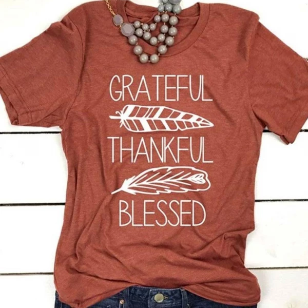 Grateful, Thankful, Blessed T-Shirt