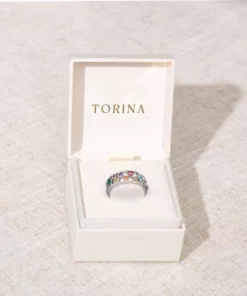 TORINA Crystal-Quartz IONIX Ring