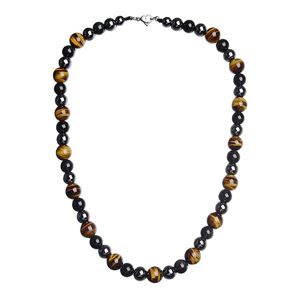 FORTIS Chalcedony Beaded Necklace