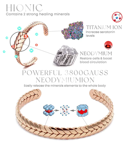 HIONIC Woven Neodymium Cuff