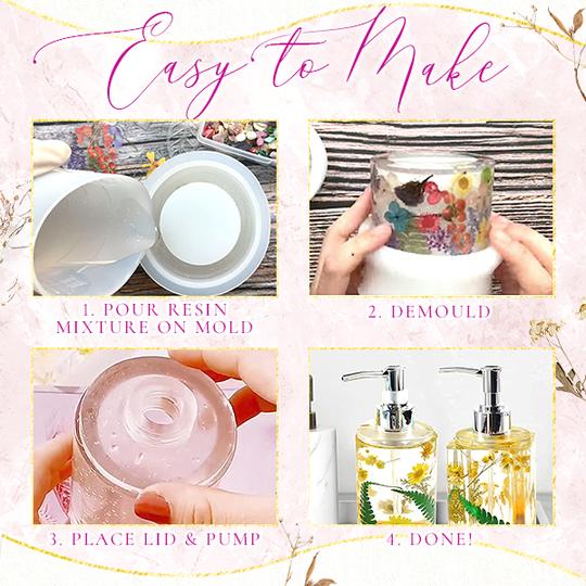 DIY Resin Soap Dispenser Mould Set