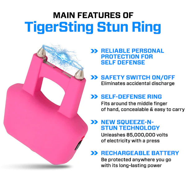 TigerSting High Power 85,000,000 Stun Ring