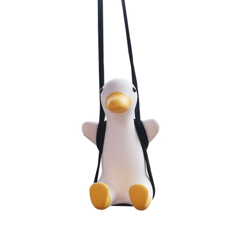 Cute Swinging Duck Car Charm