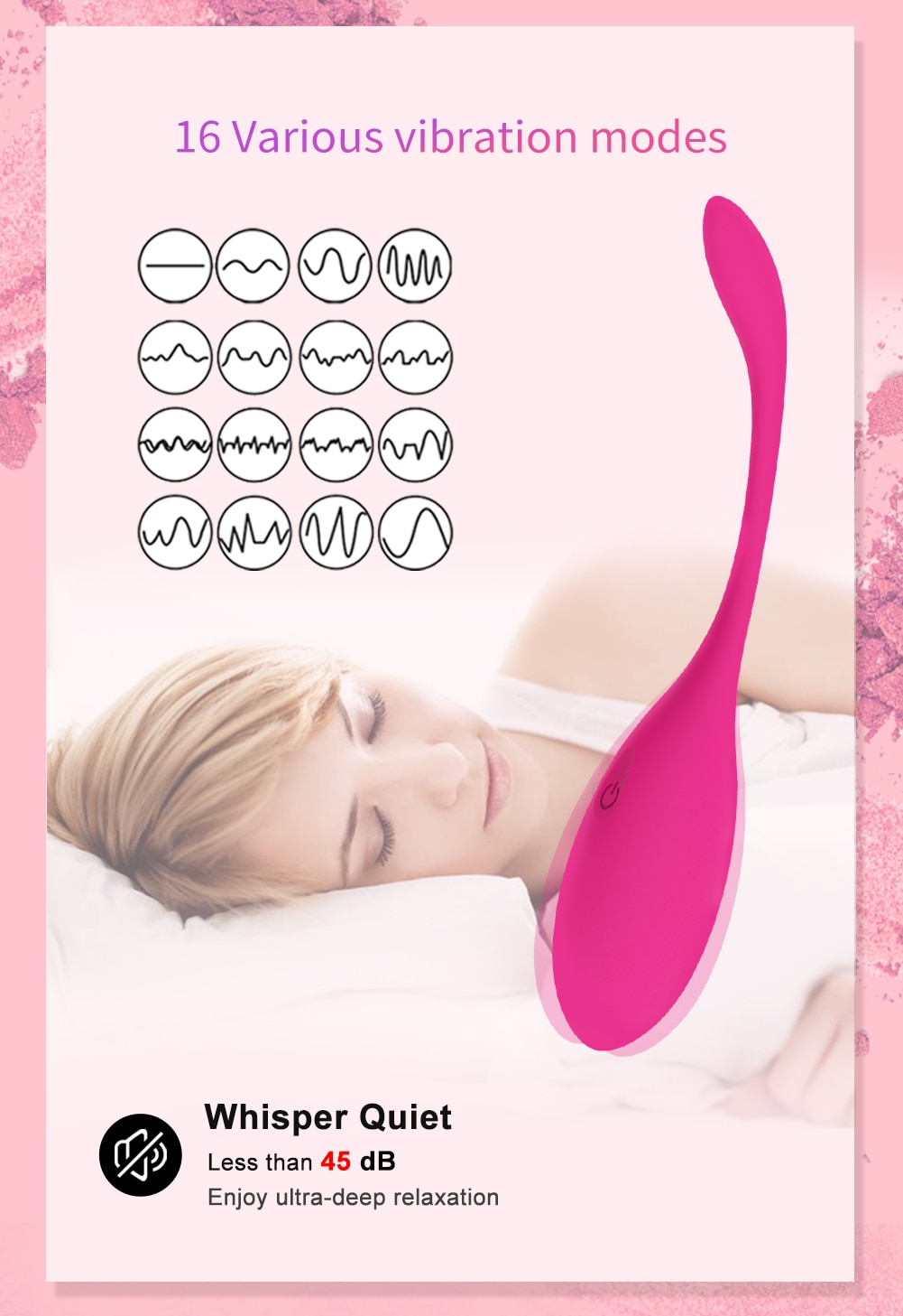 Wireless APP Control Vibrating Egg Vibrator