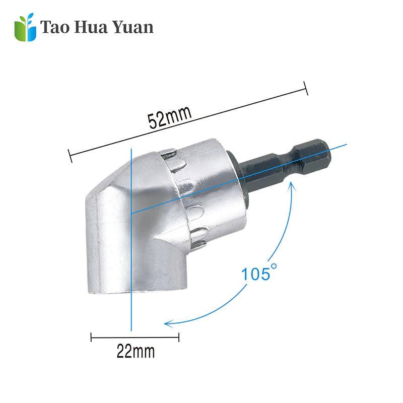 105°Right Angle Head Drill Driver Extension Bit