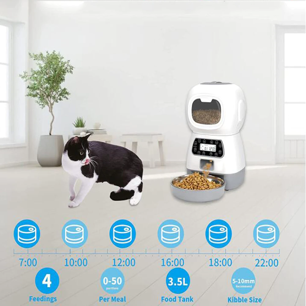 3.5L Zamate Automatic Pet Feeder