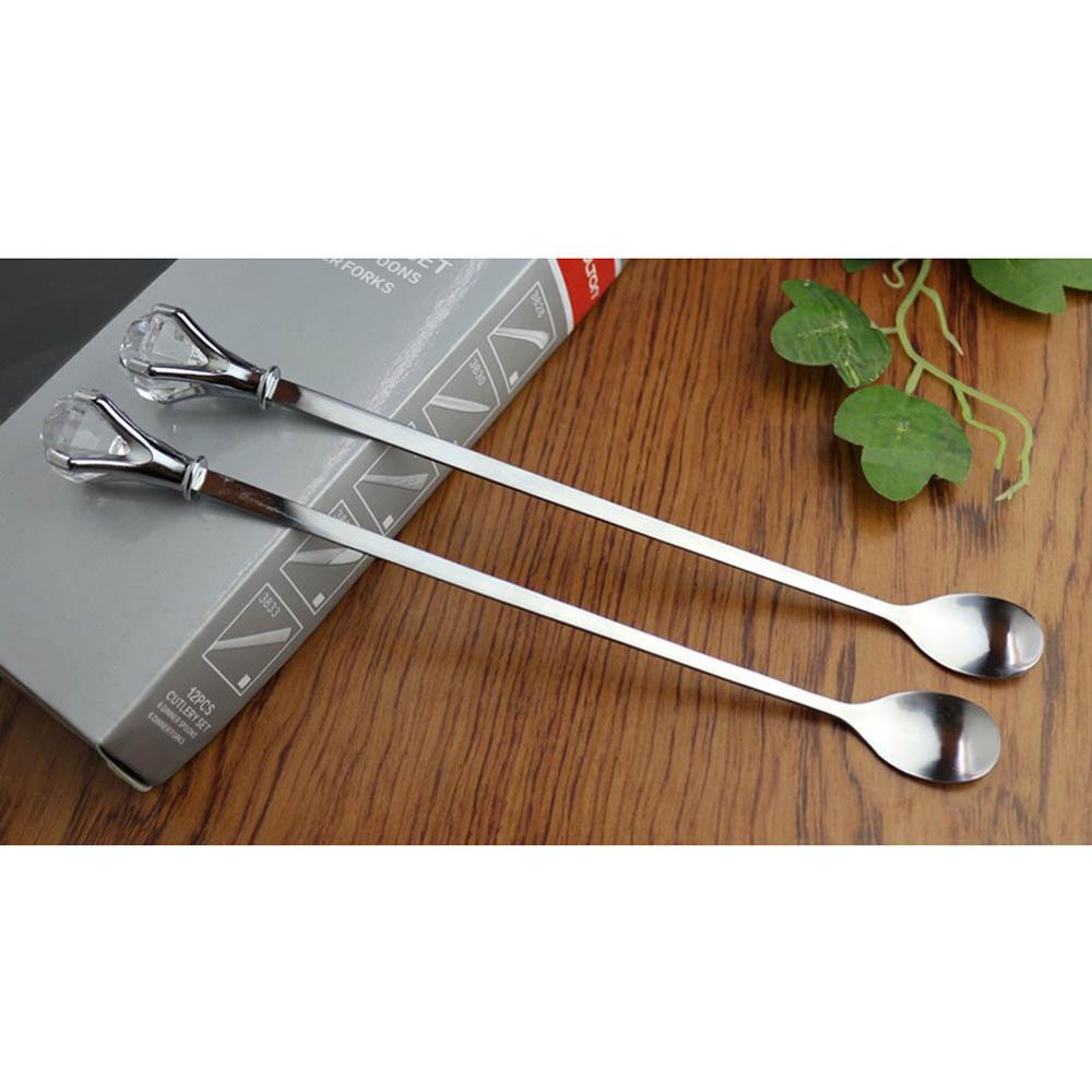 Long Handled Diamond Spoon