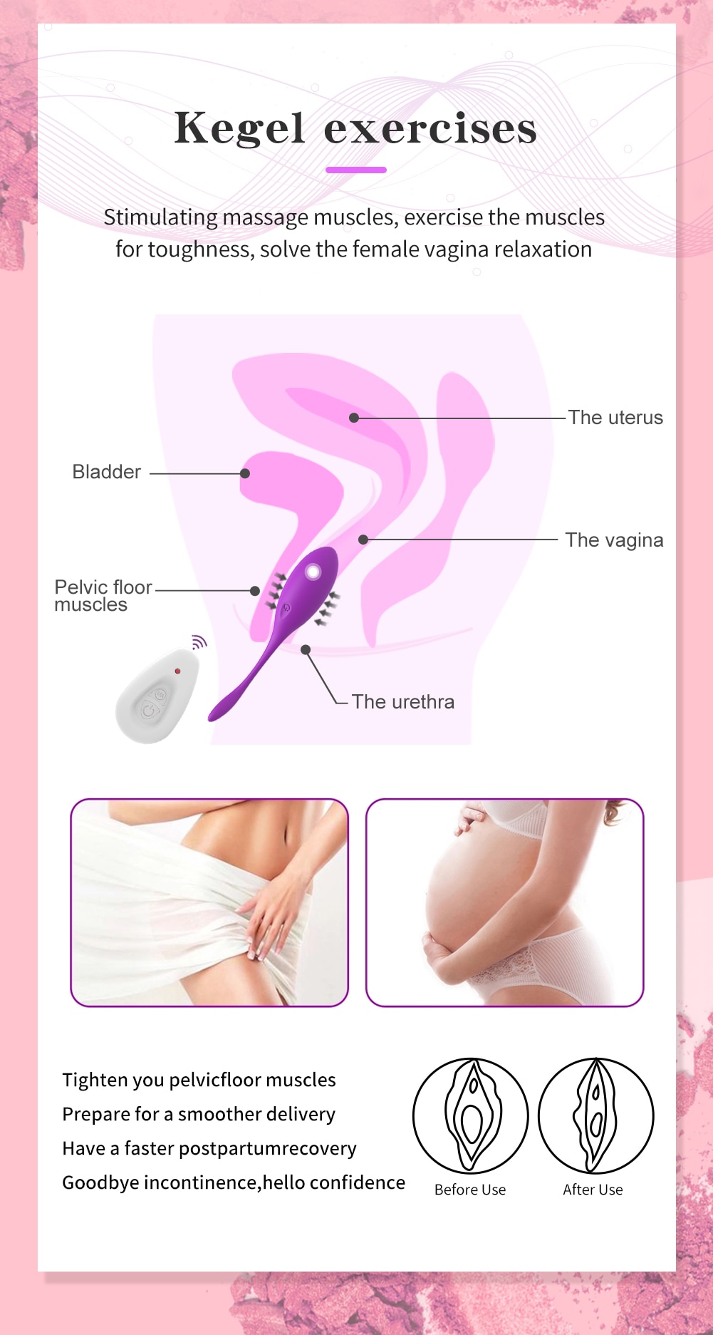 Wireless APP Control Vibrating Egg Vibrator