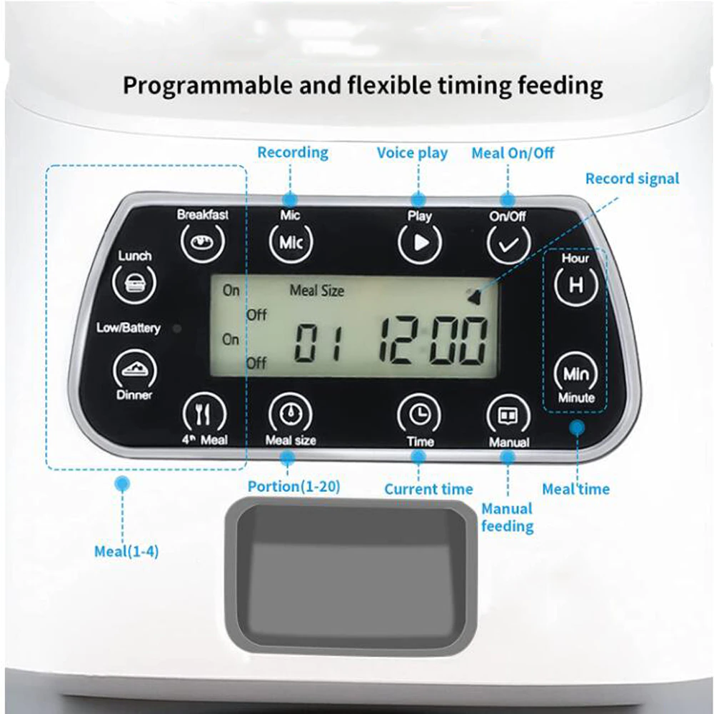 3.5L Zamate Automatic Pet Feeder