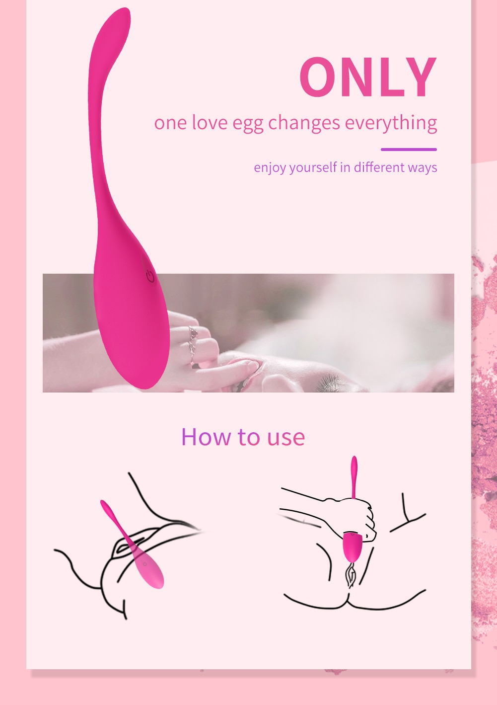 Wireless APP Control Vibrating Egg Vibrator