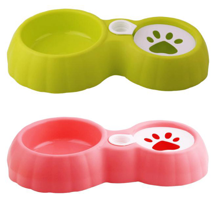 Dual Port Dog Food Dish