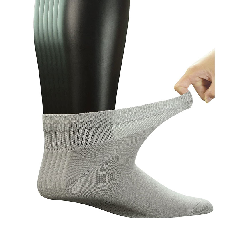 Diabetes Socks Silver