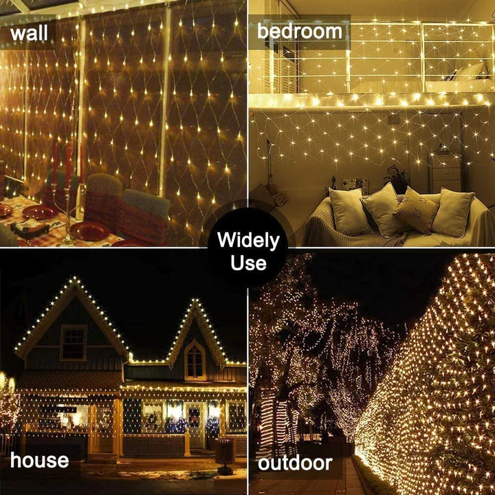 Net Mesh Waterproof String Lights