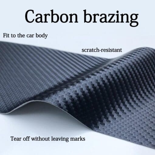 Carbon Car Door Sills Stickers