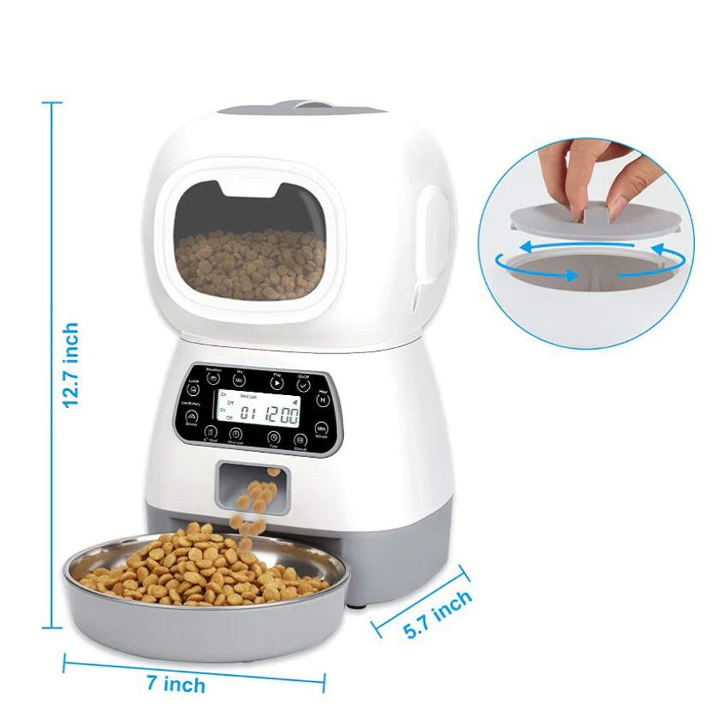 3.5L Zamate Automatic Pet Feeder