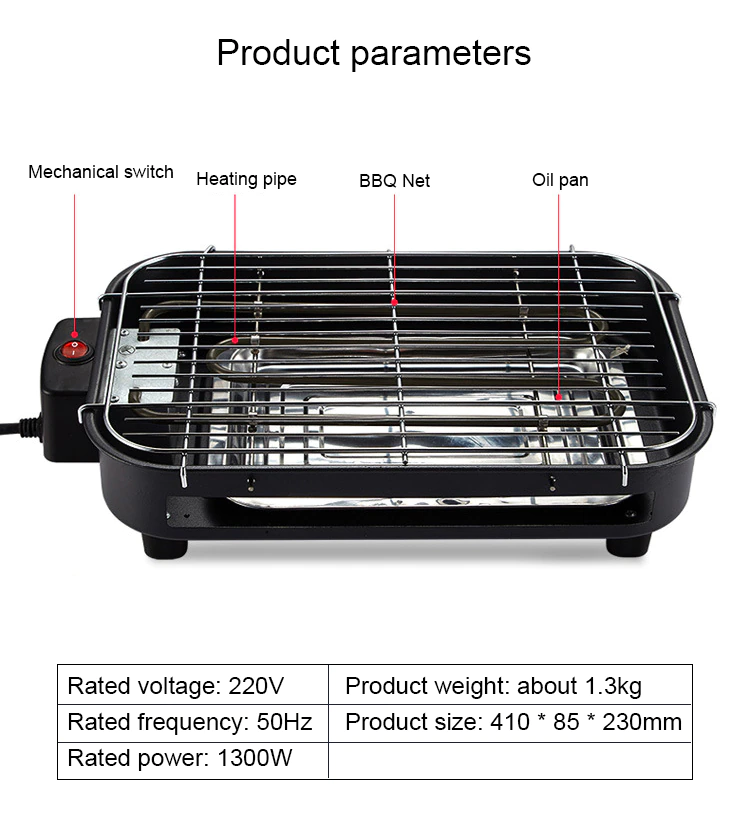 Multifunctional Hgrill Electric Griddle