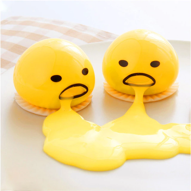 Puking Ball & Puking Egg Yolk Stress Ball