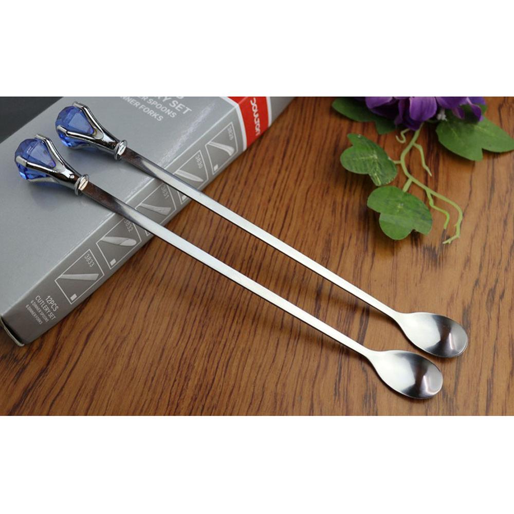 Long Handled Diamond Spoon