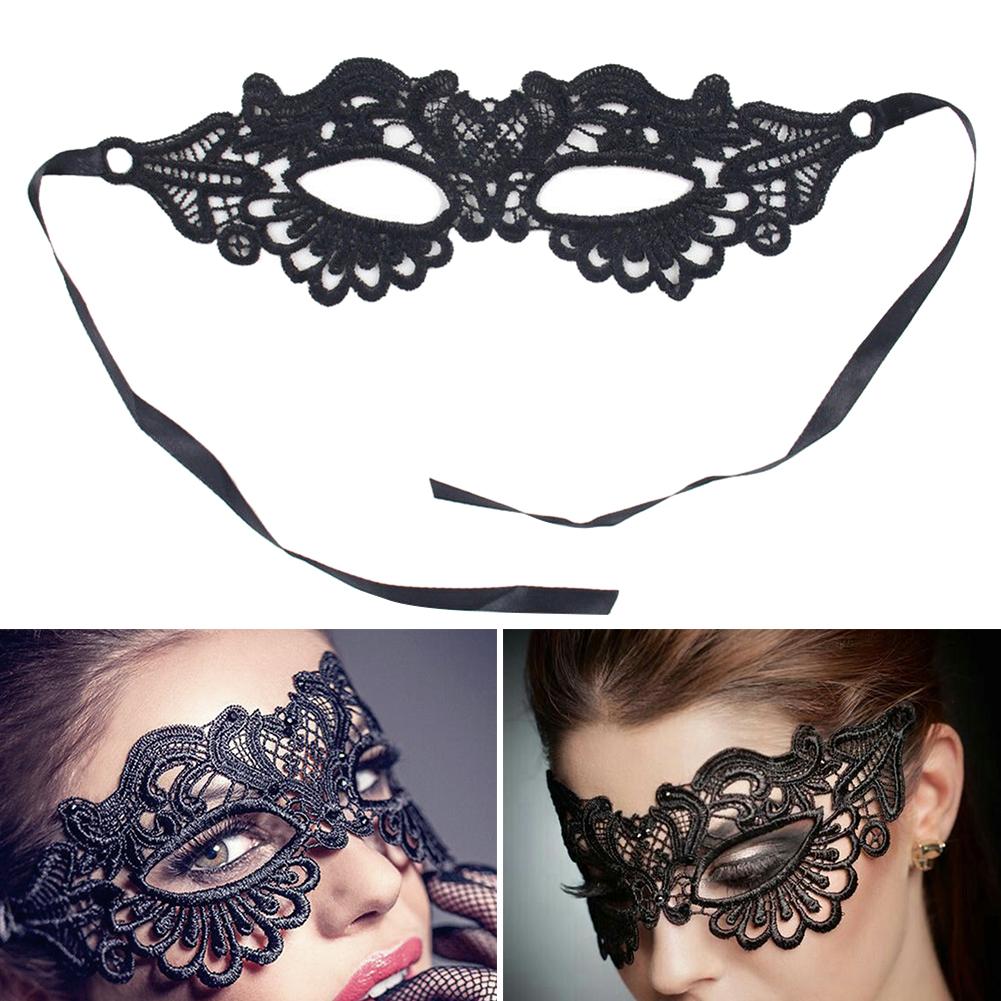 Women Hollow Lace Masquerade Face Mask