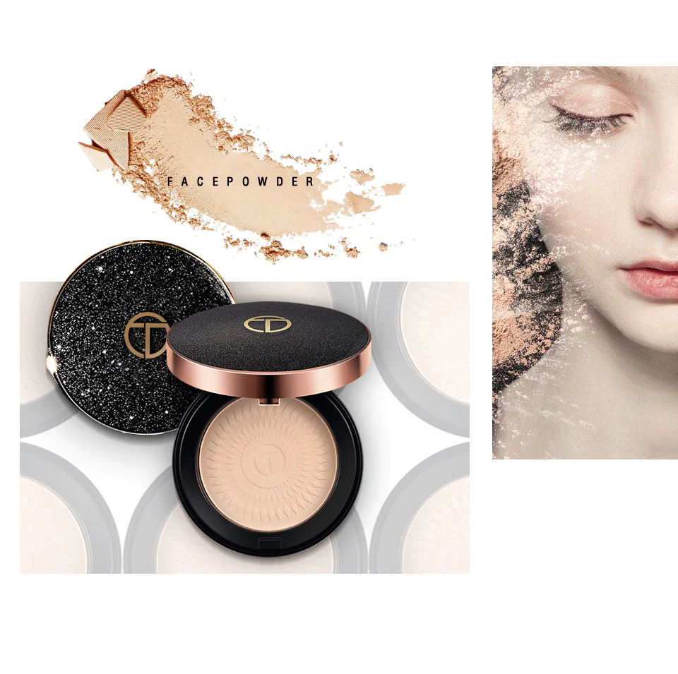 Favbox Whitening Make Up Powder With Puff