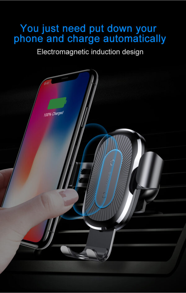 Gravity Wireless Car Charger and Mount