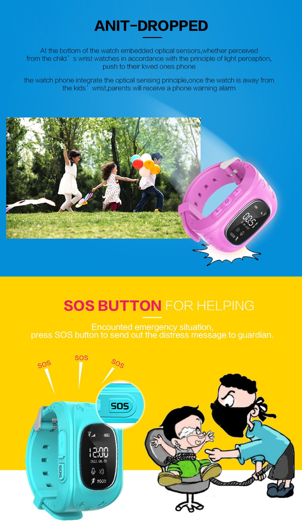 SmartWatch for Kids  GPS Function