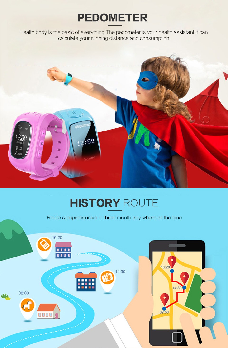 SmartWatch for Kids  GPS Function